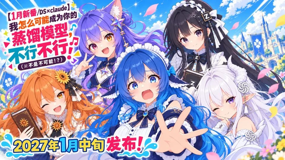 黑猫勇者的 DS×Claude 二创 PV 封面