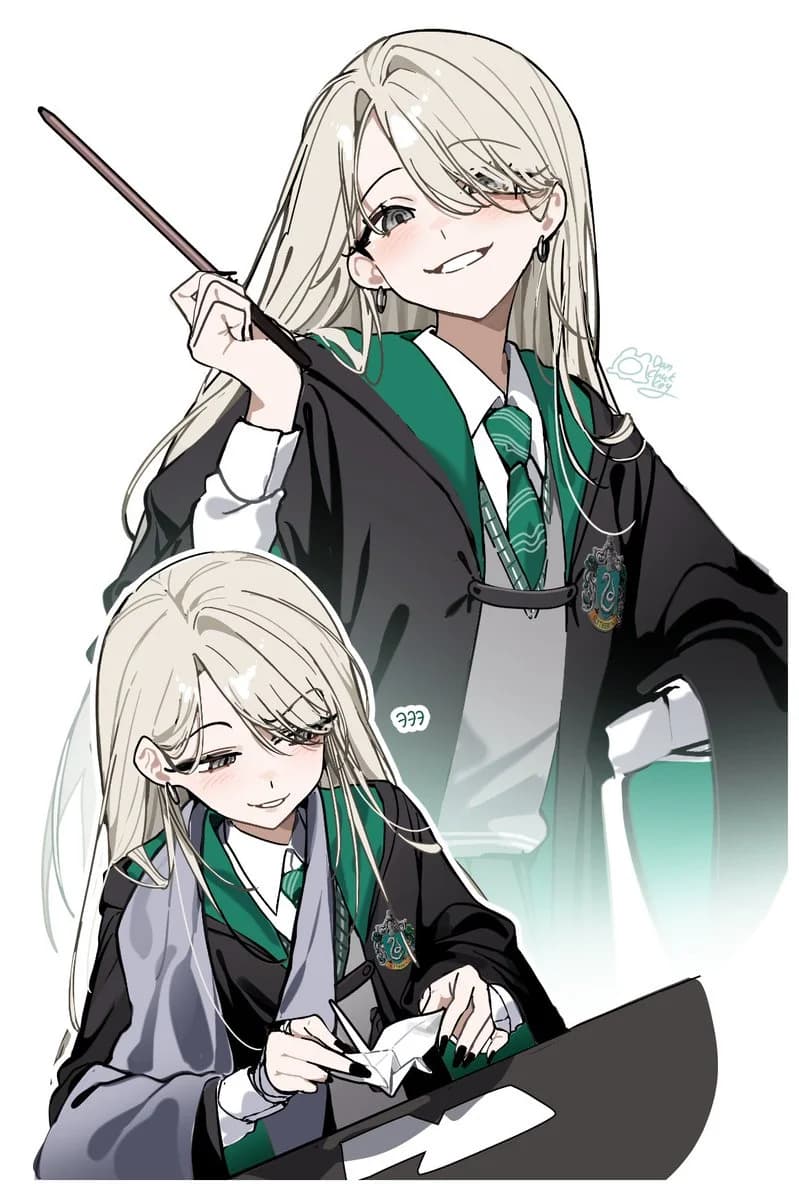 Wands and paper birds, by @DANCHUKKEY