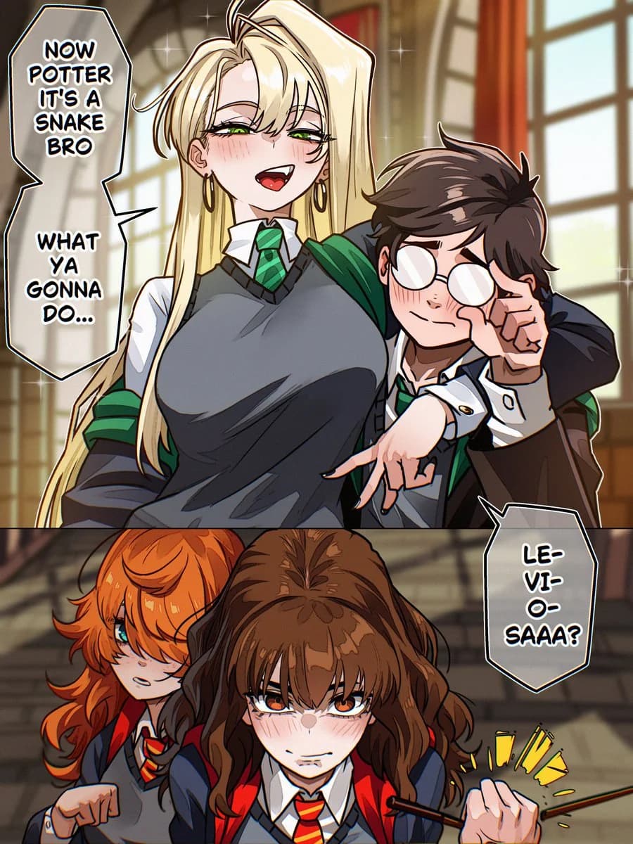 «Malfoid conoce a Harry», imagen 1 de 1, por @VlizzyVlizz117